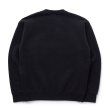 画像2: RATS/CREW NECK SWEAT BAR TAG（BLACK）［クルーネックスウェット-23秋冬］ (2)