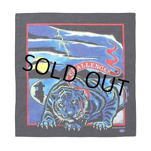 画像: CHALLENGER/BD TIGER BANDANA（BLACK）［タイガーバンダナ-23秋冬］