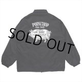 画像: PORKCHOP/PORK BACK COACH JKT（BLACK/WHITE）［コーチJKT-23秋冬］