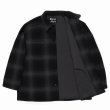 画像2: WACKO MARIA/CHECK FLEECE SHIRT JACKET（GRAY）［チェックフリースシャツJKT-23秋冬］ (2)