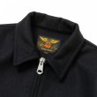 画像3: 【40%OFF】CALEE/MELTON WOOL SPORTS TYPE JACKET＜REBELS RULE＞（BLACK）［メルトンウールスポーツJKT-23秋冬］ (3)