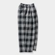 画像3: TIGHTBOOTH/PLAID FLANNEL BAGGY SLACKS（Black） 【30%OFF】［チェックフランネルバギースラックス-23秋冬］ (3)