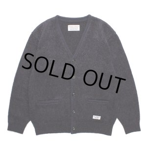 画像: WACKO MARIA/MARBLE MOHAIR KNIT CARDIGAN（PURPLE）［マーブルモヘアカーディガン-23秋冬］