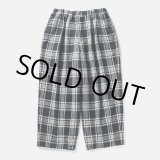 画像: TIGHTBOOTH/PLAID FLANNEL BAGGY SLACKS（Black） 【30%OFF】［チェックフランネルバギースラックス-23秋冬］