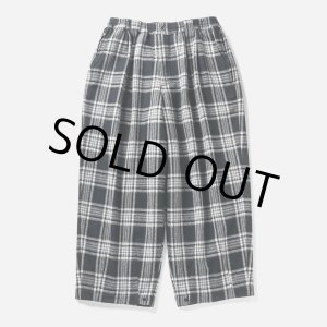 画像: TIGHTBOOTH/PLAID FLANNEL BAGGY SLACKS（Black） 【30%OFF】［チェックフランネルバギースラックス-23秋冬］