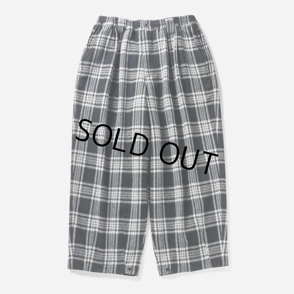 画像1: TIGHTBOOTH/PLAID FLANNEL BAGGY SLACKS（Black） 【30%OFF】［チェックフランネルバギースラックス-23秋冬］ (1)