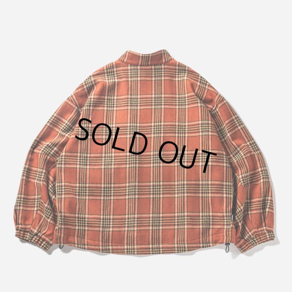 画像2: TIGHTBOOTH/PLAID FLANNEL SWING TOP（Orange） 【30%OFF】［チェックフランネルスウィングトップ-23秋冬］ (2)