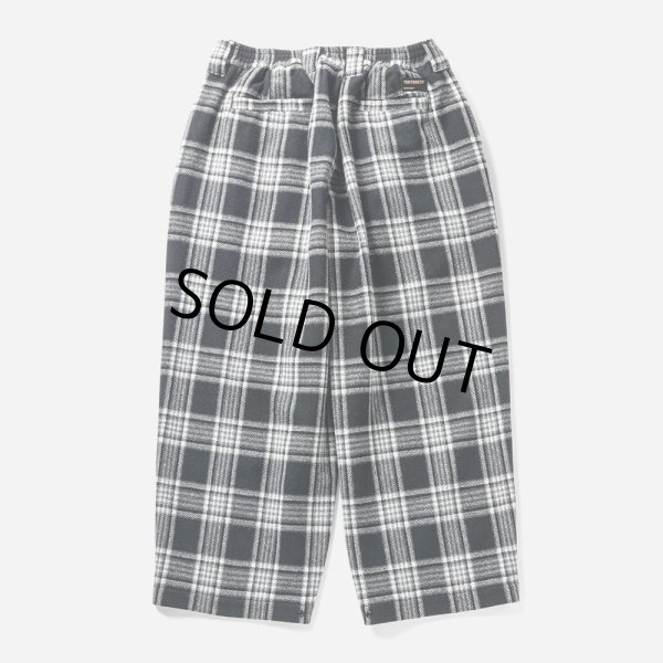 画像2: TIGHTBOOTH/PLAID FLANNEL BAGGY SLACKS（Black） 【30%OFF】［チェックフランネルバギースラックス-23秋冬］ (2)