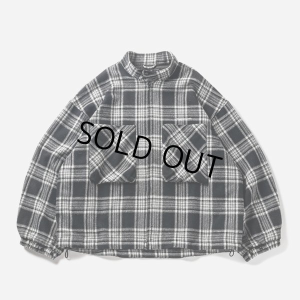 画像1: TIGHTBOOTH/PLAID FLANNEL SWING TOP（Black） 【30%OFF】［チェックフランネルスウィングトップ-23秋冬］ (1)