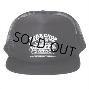 画像: PORKCHOP/3D B&S MESH CAP（BLACK）［メッシュキャップ-23秋冬］