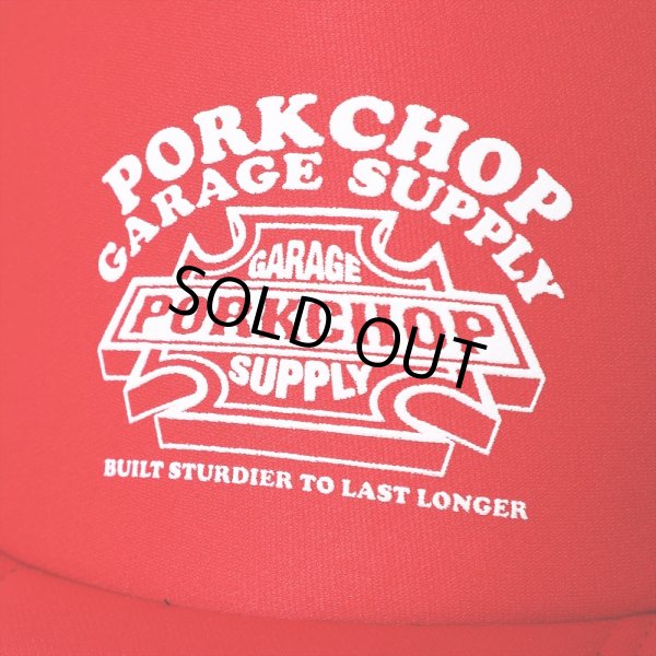 画像3: PORKCHOP/3D B&S MESH CAP（RED）［メッシュキャップ-23秋冬］ (3)