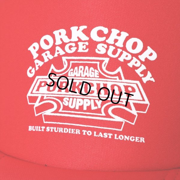 画像3: PORKCHOP/3D B&S MESH CAP（RED）［メッシュキャップ-23秋冬］ (3)