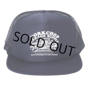 画像: PORKCHOP/3D B&S MESH CAP（NAVY）［メッシュキャップ-23秋冬］