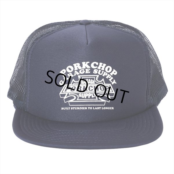 画像1: PORKCHOP/3D B&S MESH CAP（NAVY）［メッシュキャップ-23秋冬］ (1)