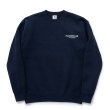 画像1: RATS/SCRIPT BIG LOGO CREW NECK SWEAT（NAVY）［クルーネックスウェット-23秋冬］ (1)