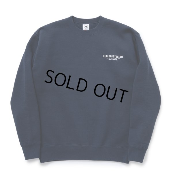 画像1: RATS/SCRIPT BIG LOGO CREW NECK SWEAT（NAVY）［クルーネックスウェット-23秋冬］ (1)