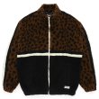 画像1: WACKO MARIA/LEOPARD BOA TRACK JACKET（BROWN）［レオパードボアトラックJKT-23秋冬］ (1)