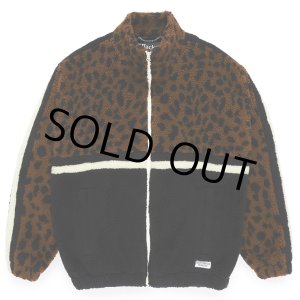画像: WACKO MARIA/LEOPARD BOA TRACK JACKET（BROWN）［レオパードボアトラックJKT-23秋冬］