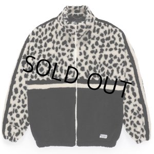 画像: WACKO MARIA/LEOPARD BOA TRACK JACKET（WHITE）［レオパードボアトラックJKT-23秋冬］