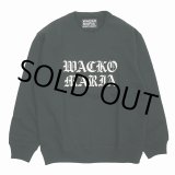 画像: WACKO MARIA/HEAVY WEIGHT CREW NECK SWEAT SHIRT（BLACK）［クルーネックスウェット-23秋冬］