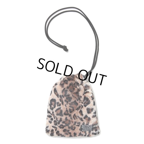 画像1: WACKO MARIA/FAUX LEOPARD FUR SHOULDER PORCH（BEIGE）［ショルダーポーチ-23秋冬］ (1)