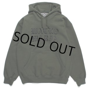 画像: WACKO MARIA/HEAVY WEIGHT PULL OVER HOODED SWEAT SHIRT（GREEN）［プルオーバーパーカー-23秋冬］