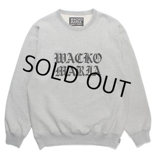 画像: WACKO MARIA/HEAVY WEIGHT CREW NECK SWEAT SHIRT（GRAY）［クルーネックスウェット-23秋冬］