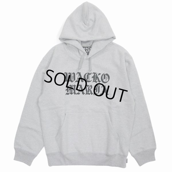 画像1: WACKO MARIA/HEAVY WEIGHT PULL OVER HOODED SWEAT SHIRT（GRAY）［プルオーバーパーカー-23秋冬］ (1)