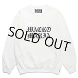 画像: WACKO MARIA/HEAVY WEIGHT CREW NECK SWEAT SHIRT（WHITE）［クルーネックスウェット-23秋冬］