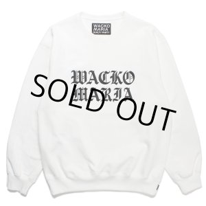 画像: WACKO MARIA/HEAVY WEIGHT CREW NECK SWEAT SHIRT（WHITE）［クルーネックスウェット-23秋冬］