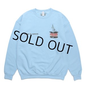 画像: WACKO MARIA/SWEAT SHIRT（BLUE）［クルーネックスウェット-23秋冬］