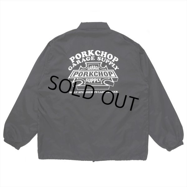画像1: PORKCHOP/3D B&S COACH JKT（BLACK）［コーチJKT-23秋冬］ (1)