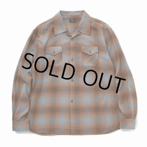 画像: 【30%OFF】RATS/COTTON RAYON CHECK SHIRT（BROWN CHECK）［コットンレーヨンチェックシャツ-23秋冬］