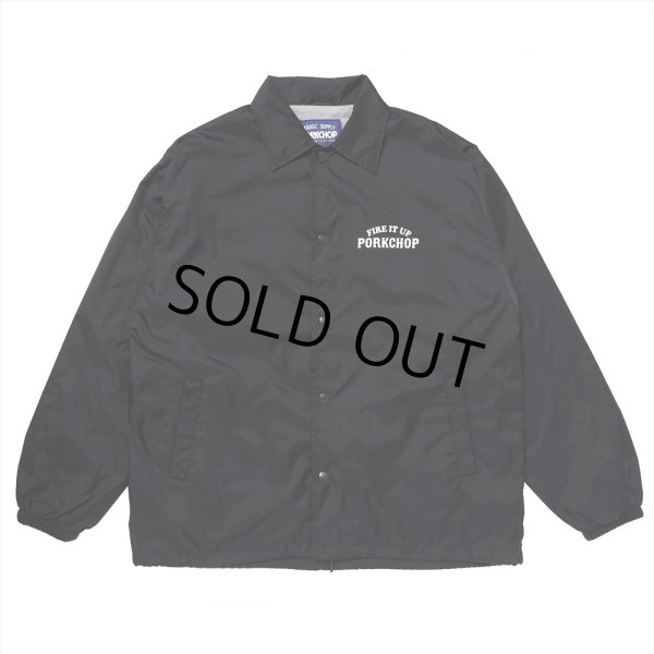 画像2: PORKCHOP/3D B&S COACH JKT（BLACK）［コーチJKT-23秋冬］ (2)
