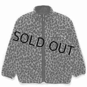 画像: WACKO MARIA/REVERSIBLE LEOPARD BOA FLEECE JACKET（GRAY）［リバーシブルレオパードボアフリースJKT-23秋冬］