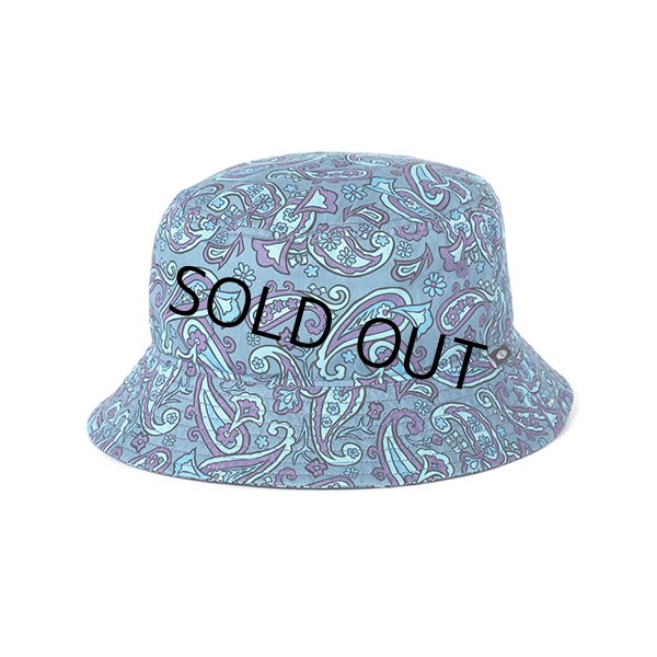 画像1: CHALLENGER/PAISLEY HAT（BLUE GRAY/PURPLE）［ペイズリーハット-24春夏］ (1)