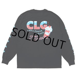 画像: CHALLENGER/L/S ICECREAM TEE（BLACK）［プリント長袖T-24春夏］