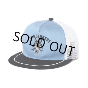 画像: CHALLENGER/WOLF MC MESH CAP（BLUE GRAY）［ウルフMCメッシュキャップ-24春夏］