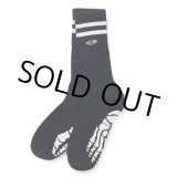 画像: CHALLENGER/SKULL FOOT SOCKS（BLACK）［スカルフットソックス-24春夏］