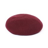 画像: CHALLENGER/COTTON BERET（BURGUNDY）［コットンベレー帽-24春夏］