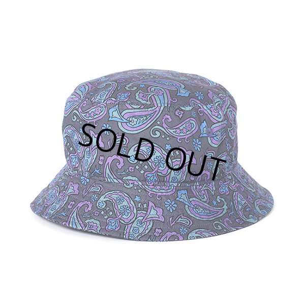 画像2: CHALLENGER/PAISLEY HAT（CHARCOAL/PURPLE）［ペイズリーハット-24春夏］ (2)