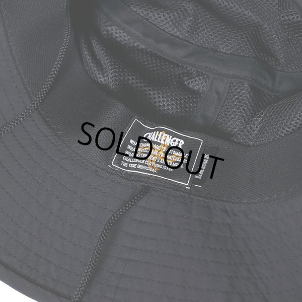 CHALLENGER/BEACH BUCKET HAT（BLACK）［ビーチバケットハット