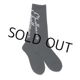 画像: CHALLENGER/VERTICAL LOGO SOCKS（BLACK）［ヴァーティカルロゴソックス-24春夏］