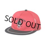 画像: CHALLENGER/WOLF MC MESH CAP（RED）［ウルフMCメッシュキャップ-24春夏］