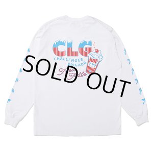 画像: CHALLENGER/L/S ICECREAM TEE（WHITE）［プリント長袖T-24春夏］