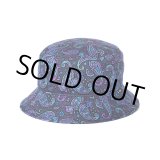 画像: CHALLENGER/PAISLEY HAT（CHARCOAL/PURPLE）［ペイズリーハット-24春夏］