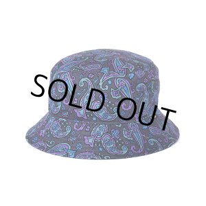 画像: CHALLENGER/PAISLEY HAT（CHARCOAL/PURPLE）［ペイズリーハット-24春夏］
