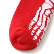 画像4: CHALLENGER/SKULL FOOT SOCKS（RED）［スカルフットソックス-24春夏］ (4)