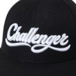 画像4: CHALLENGER/SCRIPT BASEBALL CAP（BLACK）［スクリプトB.Bキャップ-24春夏］ (4)