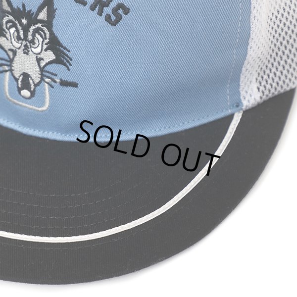 CHALLENGER/WOLF MC MESH CAP（BLUE GRAY）［ウルフMCメッシュ